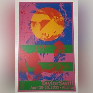 Taylor Swift Eras Tour Atlanta VIP Poster